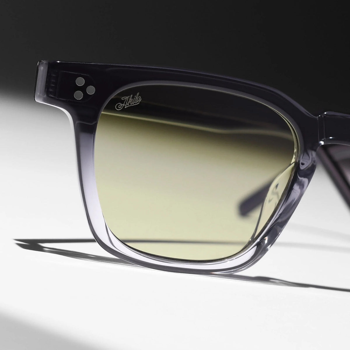 Calipso Eye Protection - Black Gradient Frame + Light Green Lens