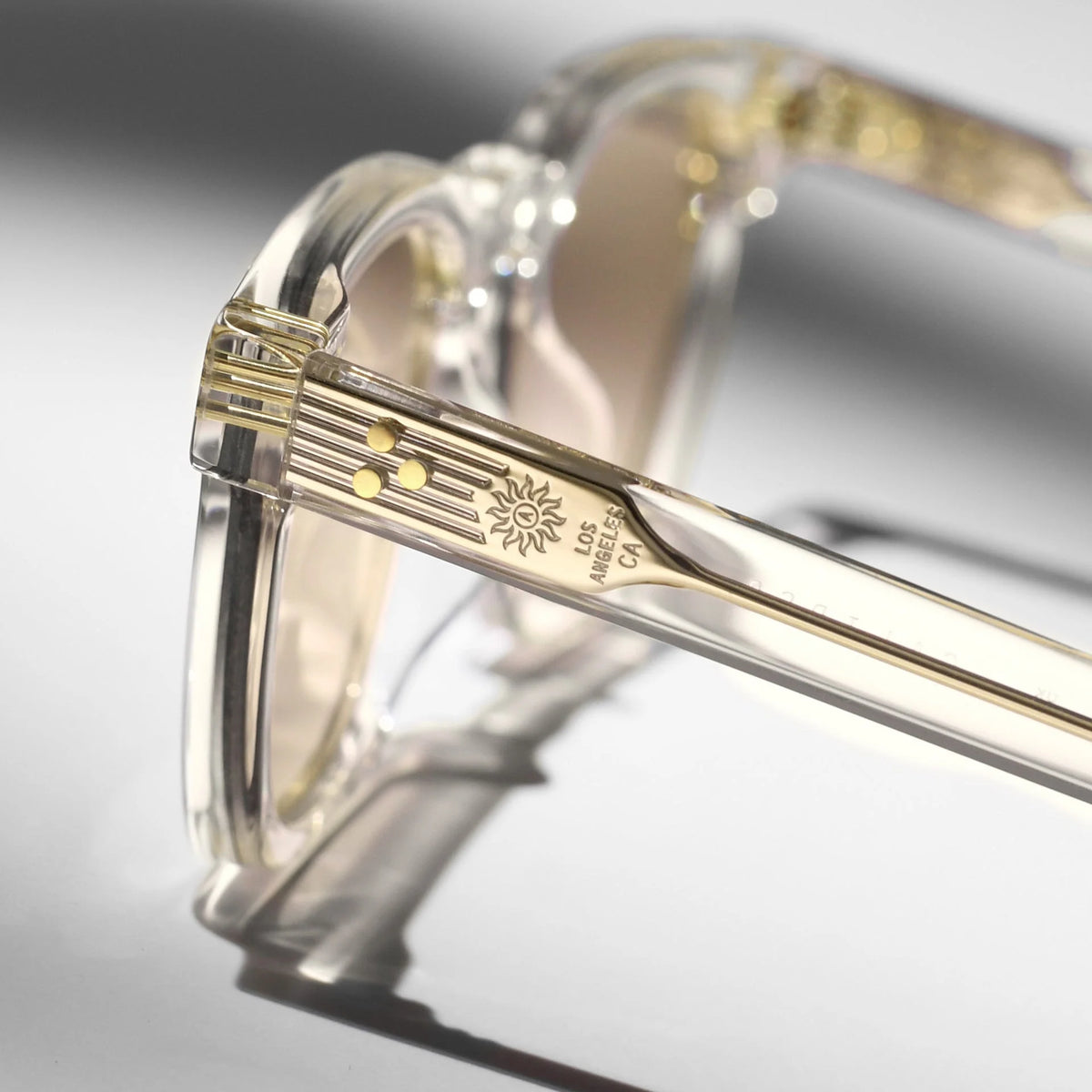 Calipso Eye Protection - Crystal Frame + Light Brown Lens
