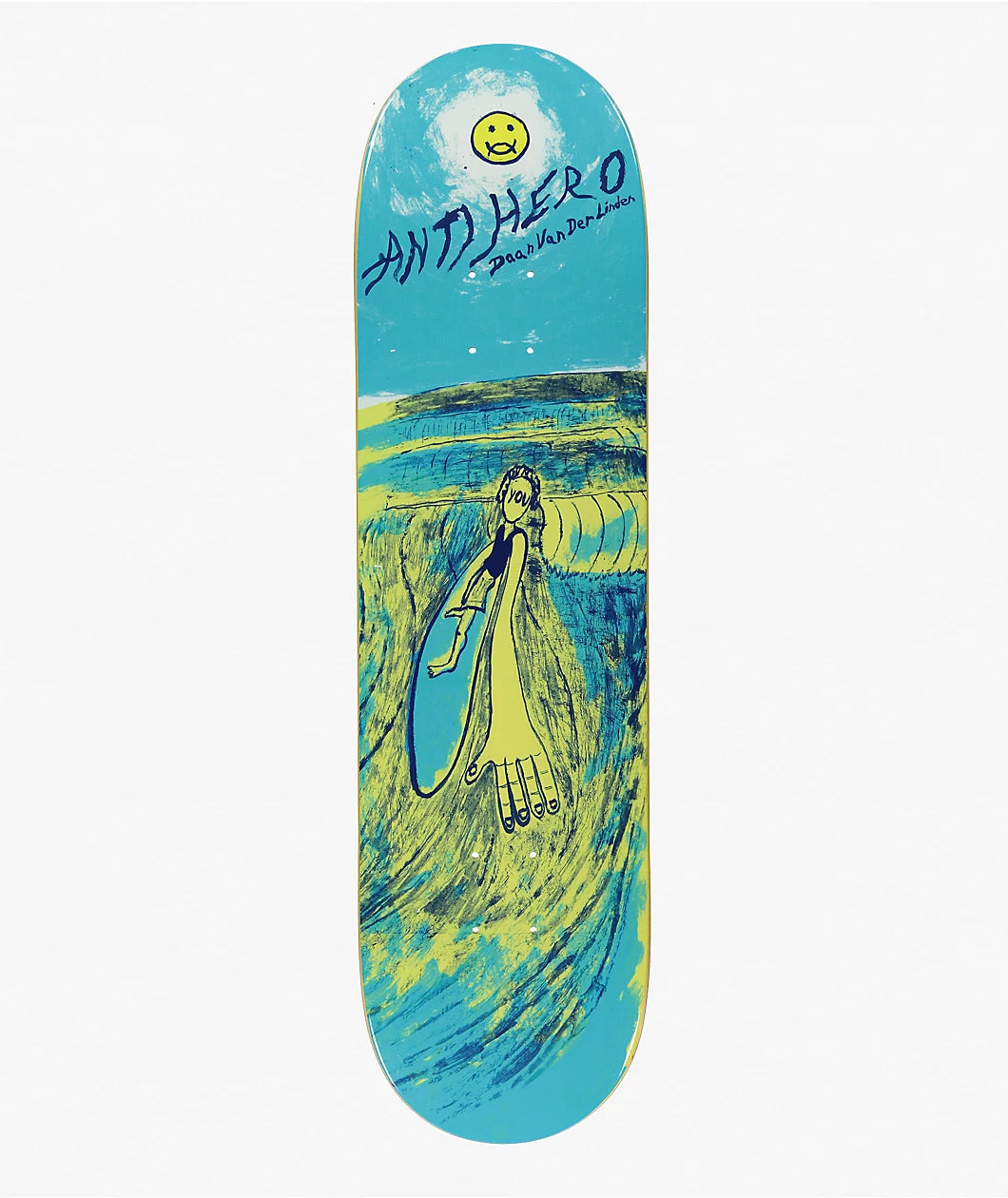 Anti Hero Daan Expressions 8.28" Skateboard Deck