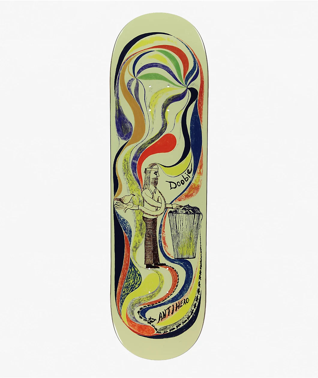 Anti Hero Doobie Expressions Skate Deck - 8.75"
