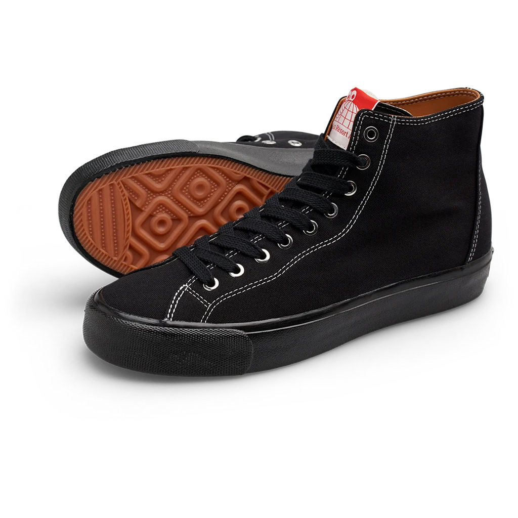 VM003 Canvas Hi (Black/Black/White) - Skate Shoe
