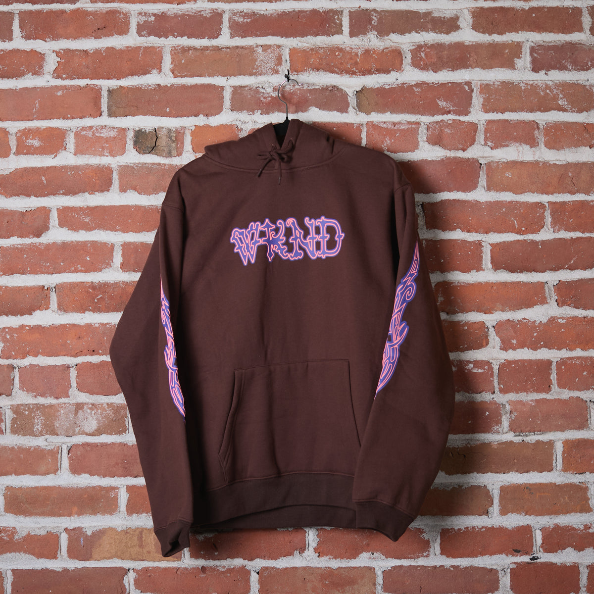 Huldra Script Hoodie - Brown
