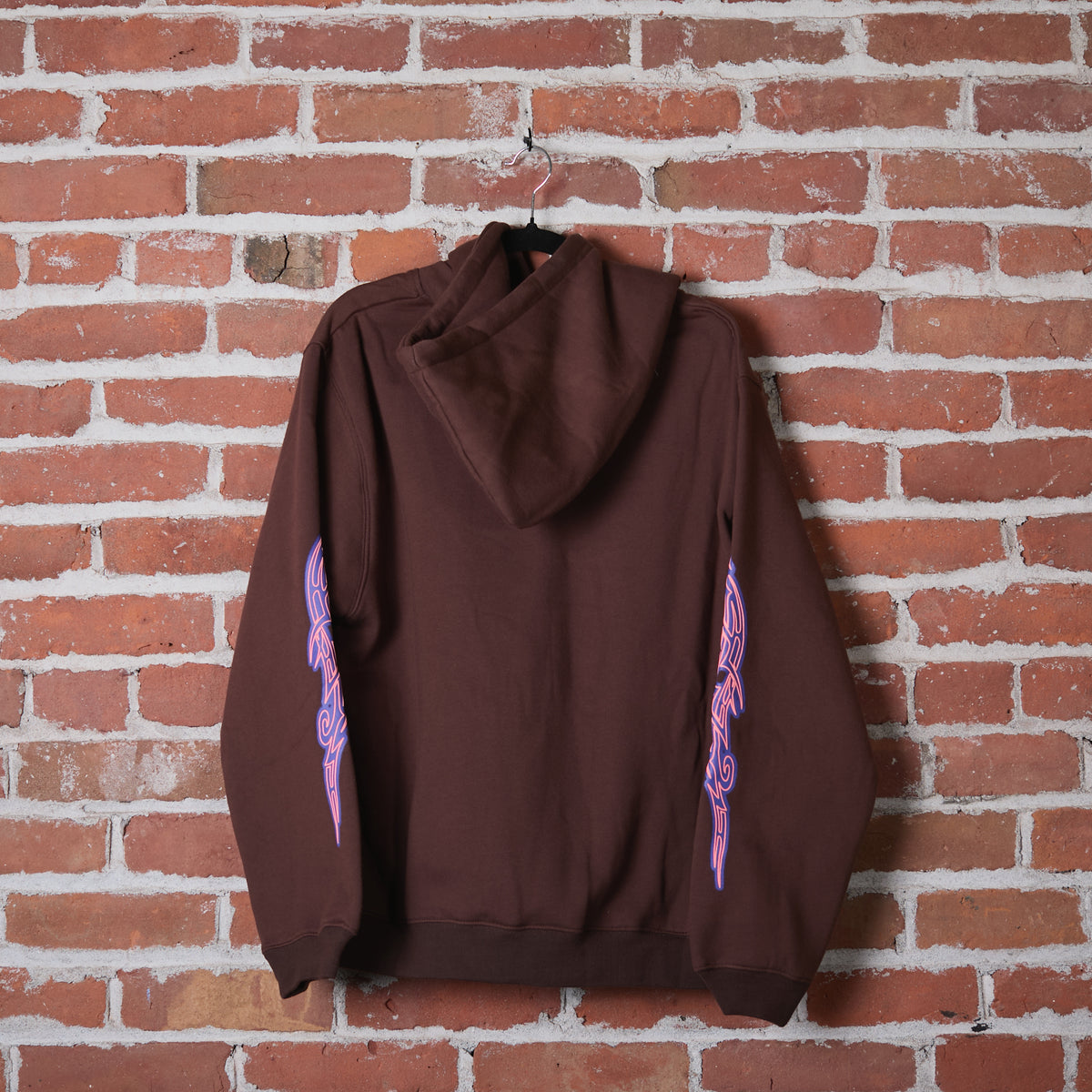 Huldra Script Hoodie - Brown