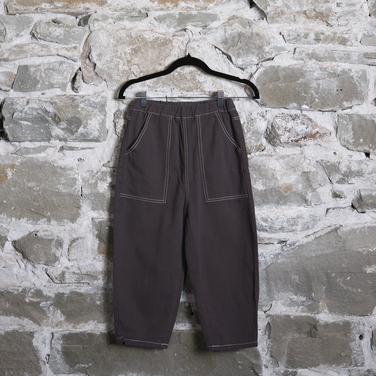 Topstitch Twill Pants - Youth - Charcoal