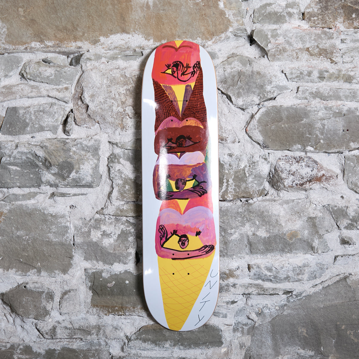 Ice Cream Cone 8.25" Skateboard Deck