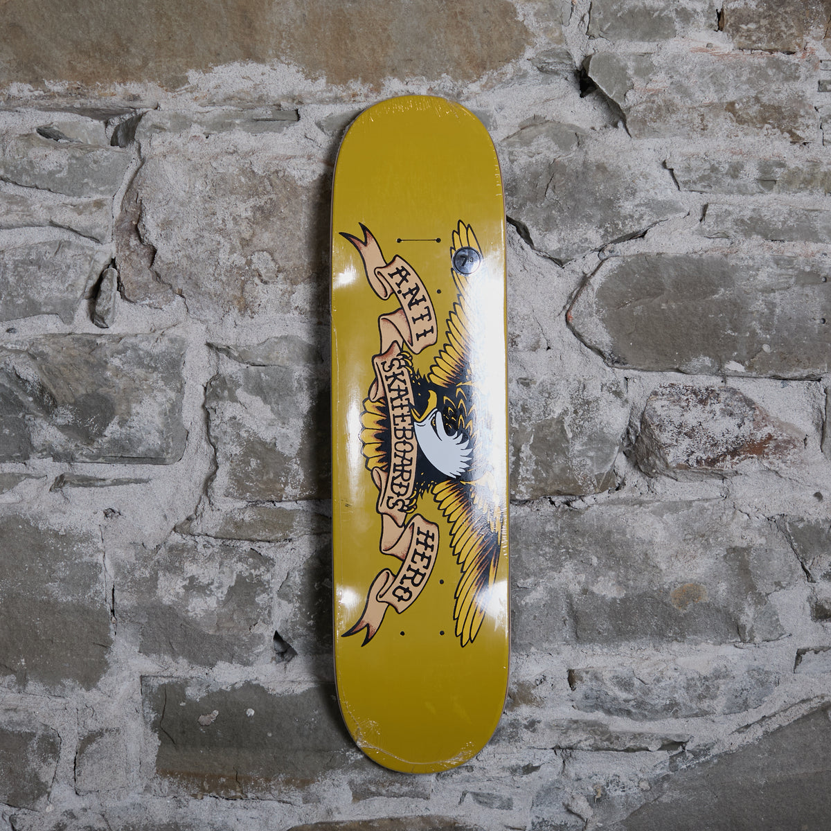 Classic Eagle Skateboard Deck - 7.3" - Yellow - Mini