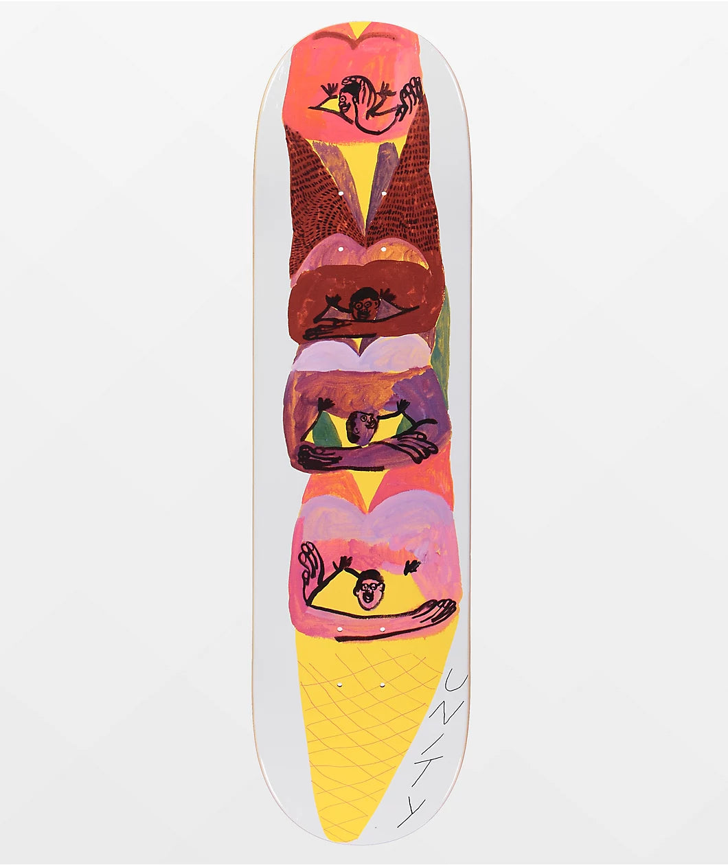 Ice Cream Cone 8.25" Skateboard Deck