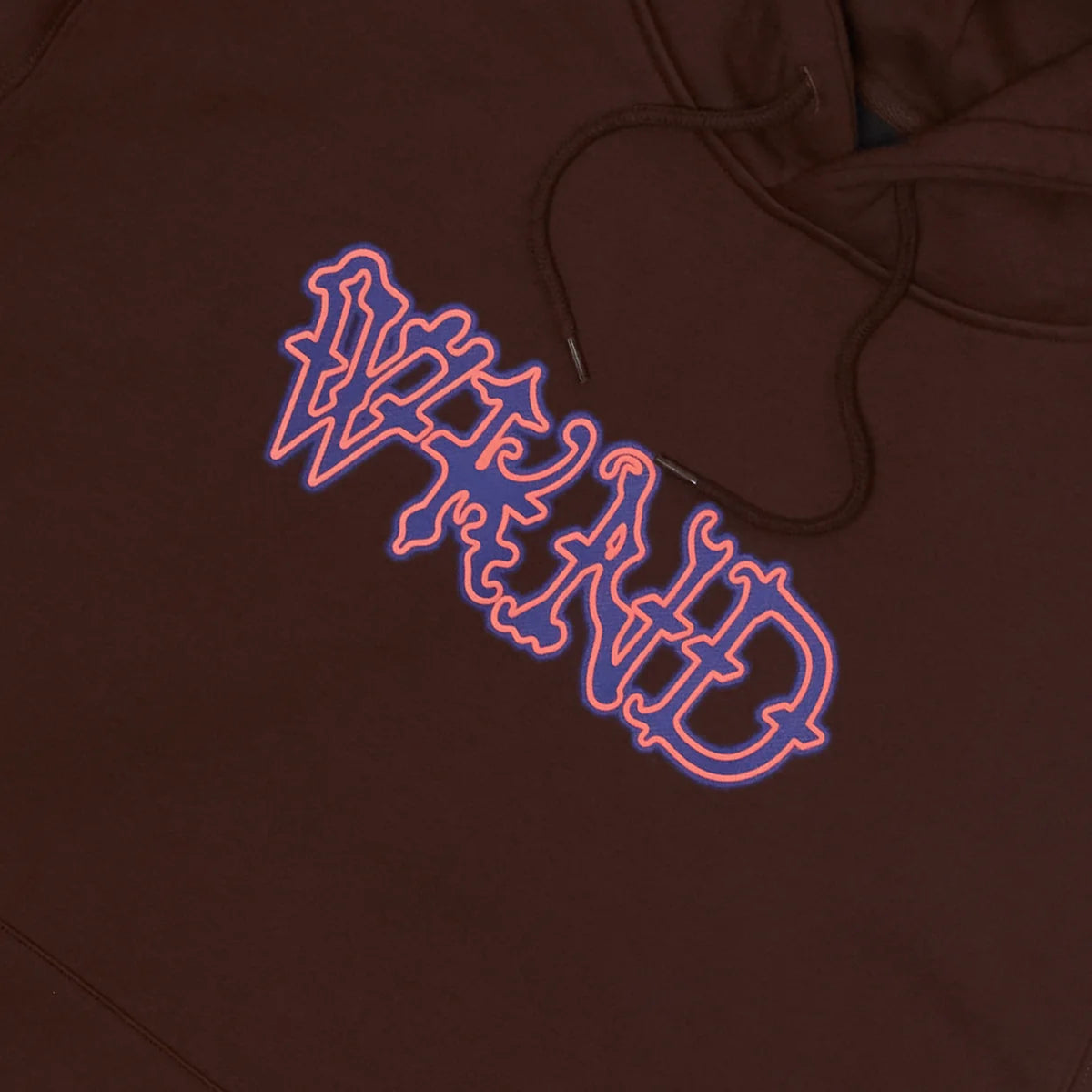 Huldra Script Hoodie - Brown