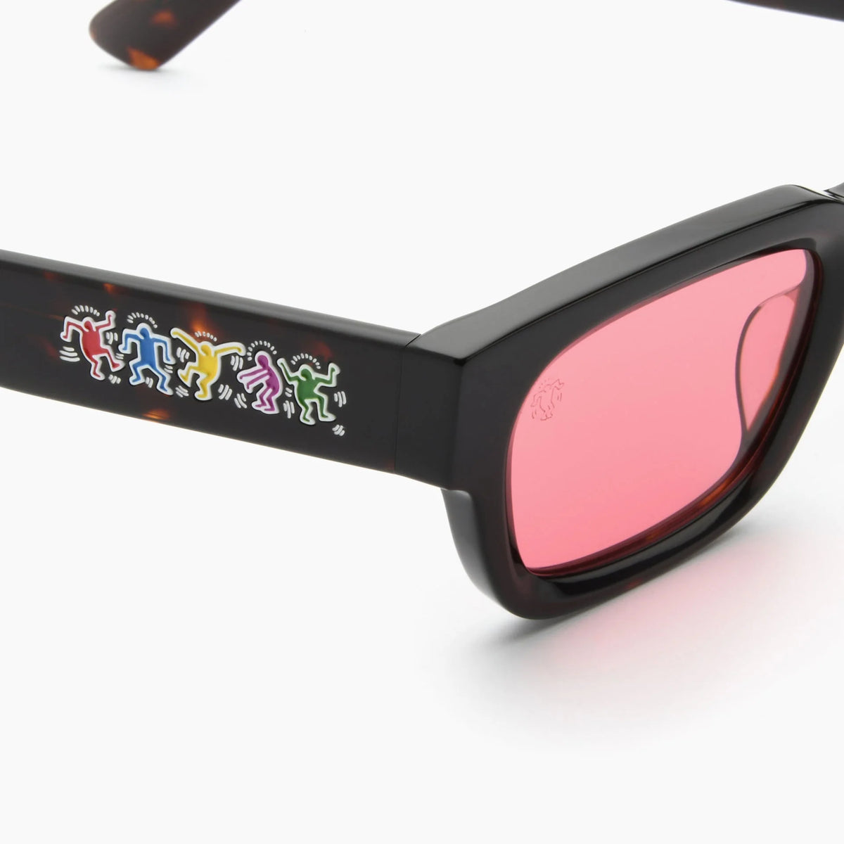 Zed Eye Protection for Keith Haring - Tortoise Frame + Rose Lens