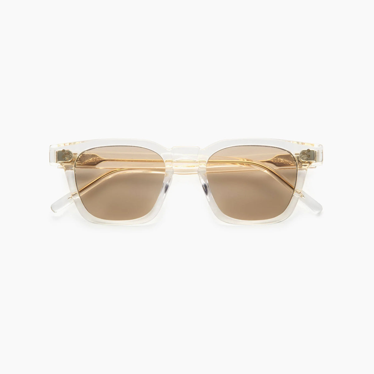 Calipso Eye Protection - Crystal Frame + Light Brown Lens