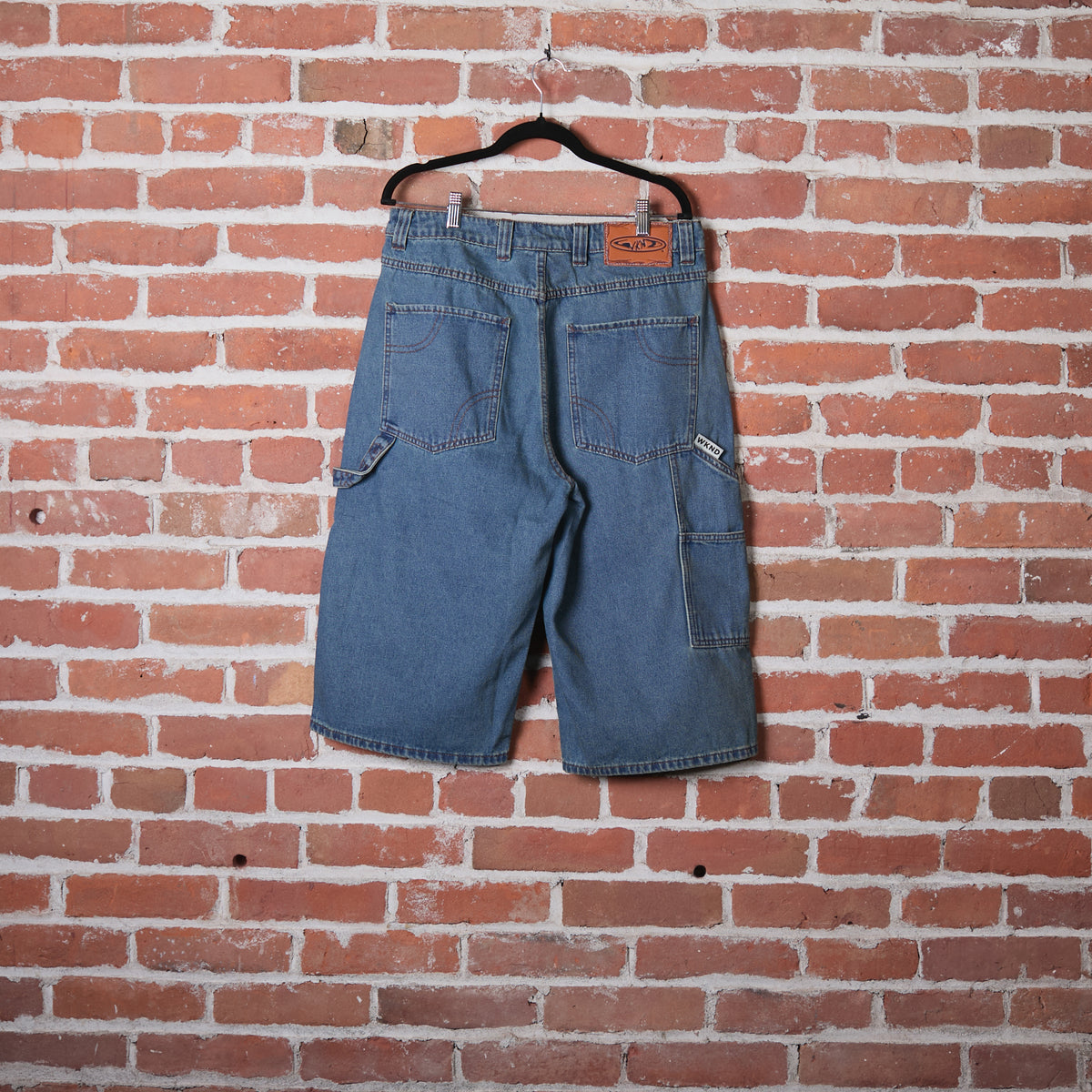 Damn Near Carpenter Shorts - Washed Medium Blue