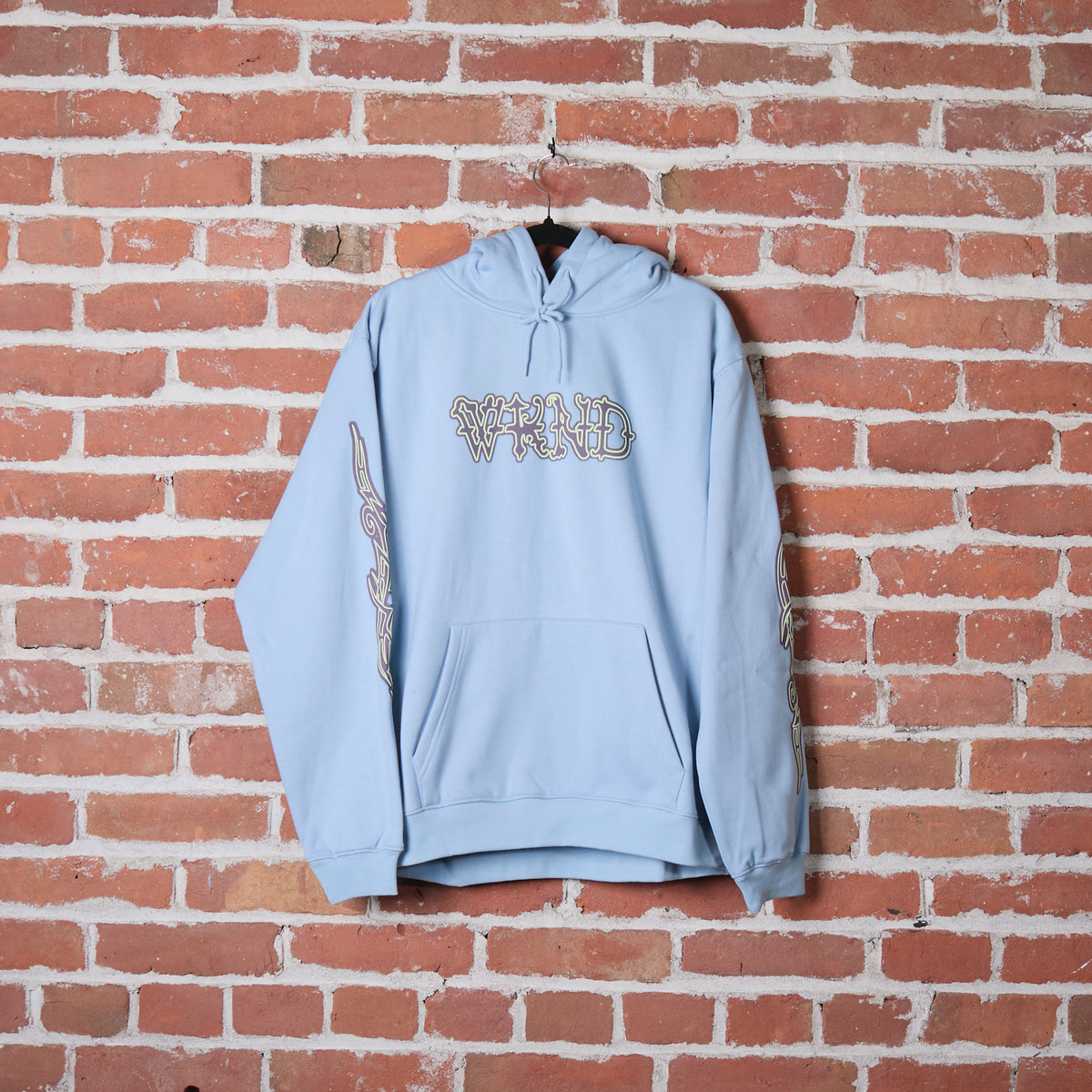 Huldra Script Hoodie - Blue