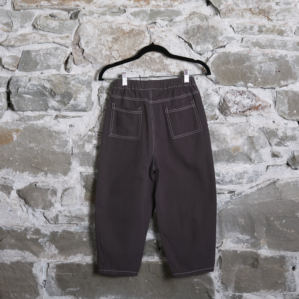 Topstitch Twill Pants - Youth - Charcoal