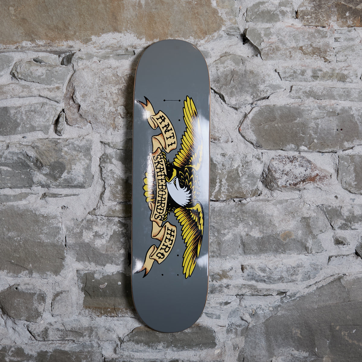 Anti Hero Classic Eagle Skateboard Deck - 8.25" - Grey