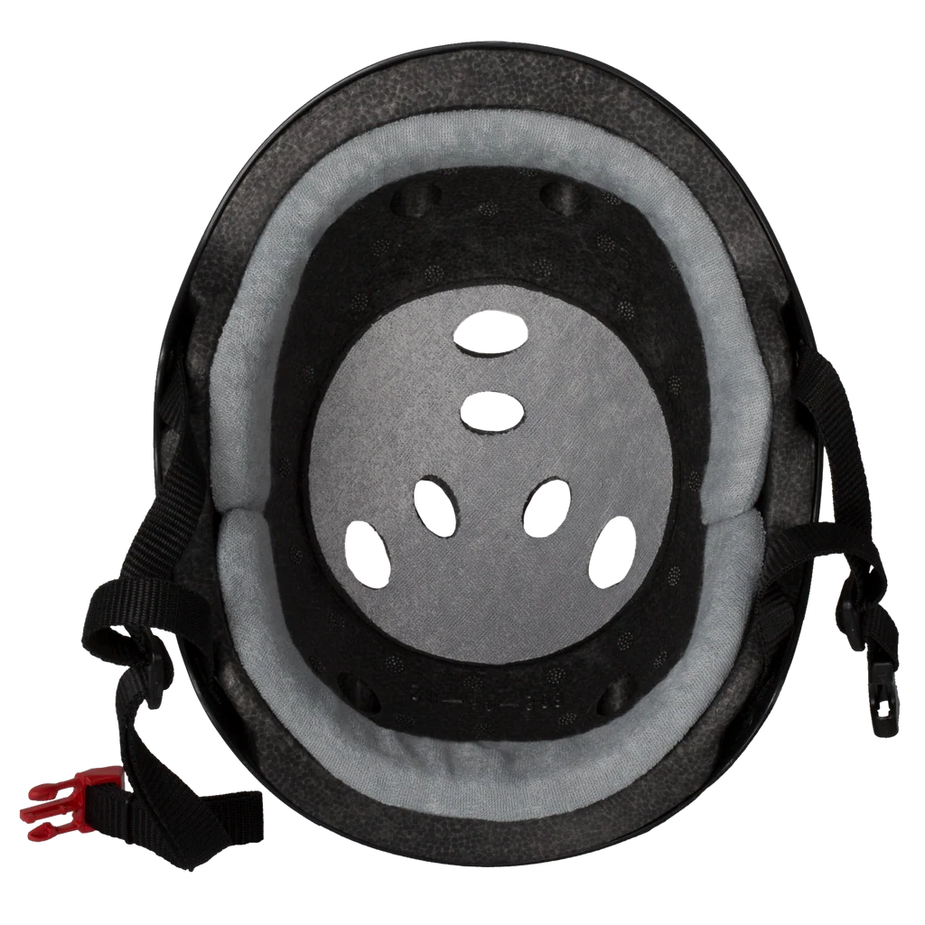 Certified Sweatsaver - Black Matte - Skateboarding Helmet