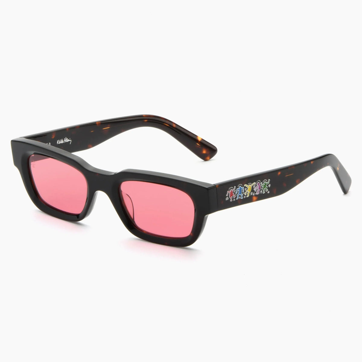 Zed Eye Protection for Keith Haring - Tortoise Frame + Rose Lens