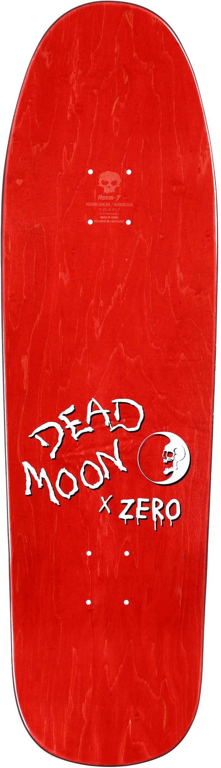 Zero Skateboards x Dead Moon 'Strange Pray Tell' Shaped Deck - 9.25