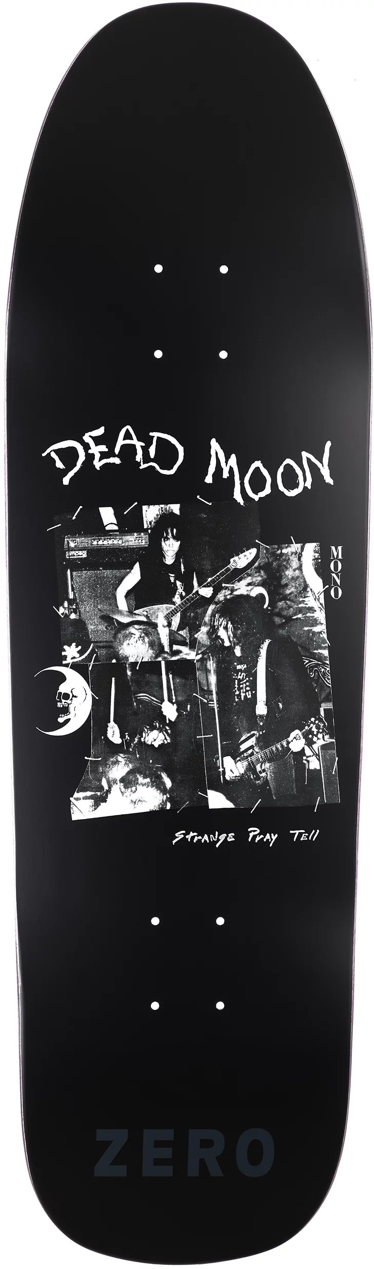 Zero Skateboards x Dead Moon 'Strange Pray Tell' Shaped Deck - 9.25